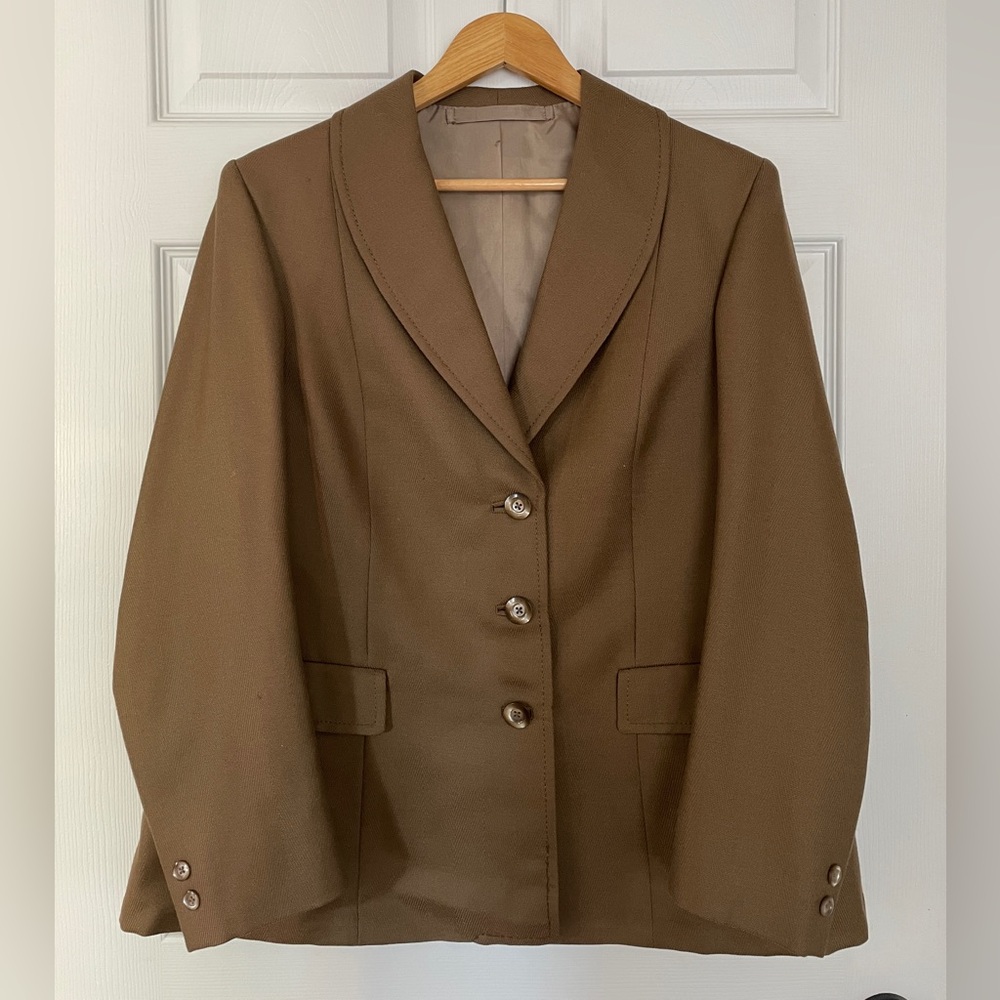Vintage Caramel Blazer
